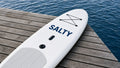 Custom name vinyl decal on a paddleboard